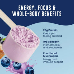 Blueberry Muffin Protein Smoothie