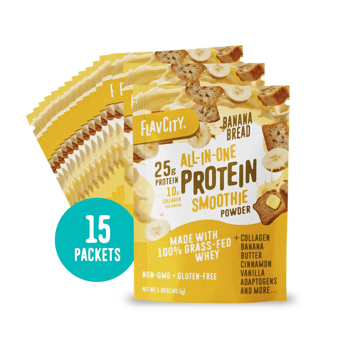 Banana Bread Protein Smoothies Packets