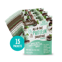 Mint Chocolate Protein Smoothie Packets
