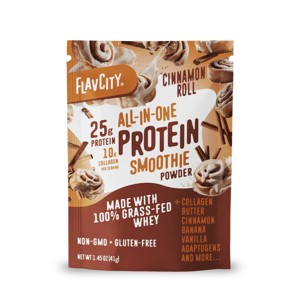 Protein Smoothie Single-Serve Cinnamon Roll
